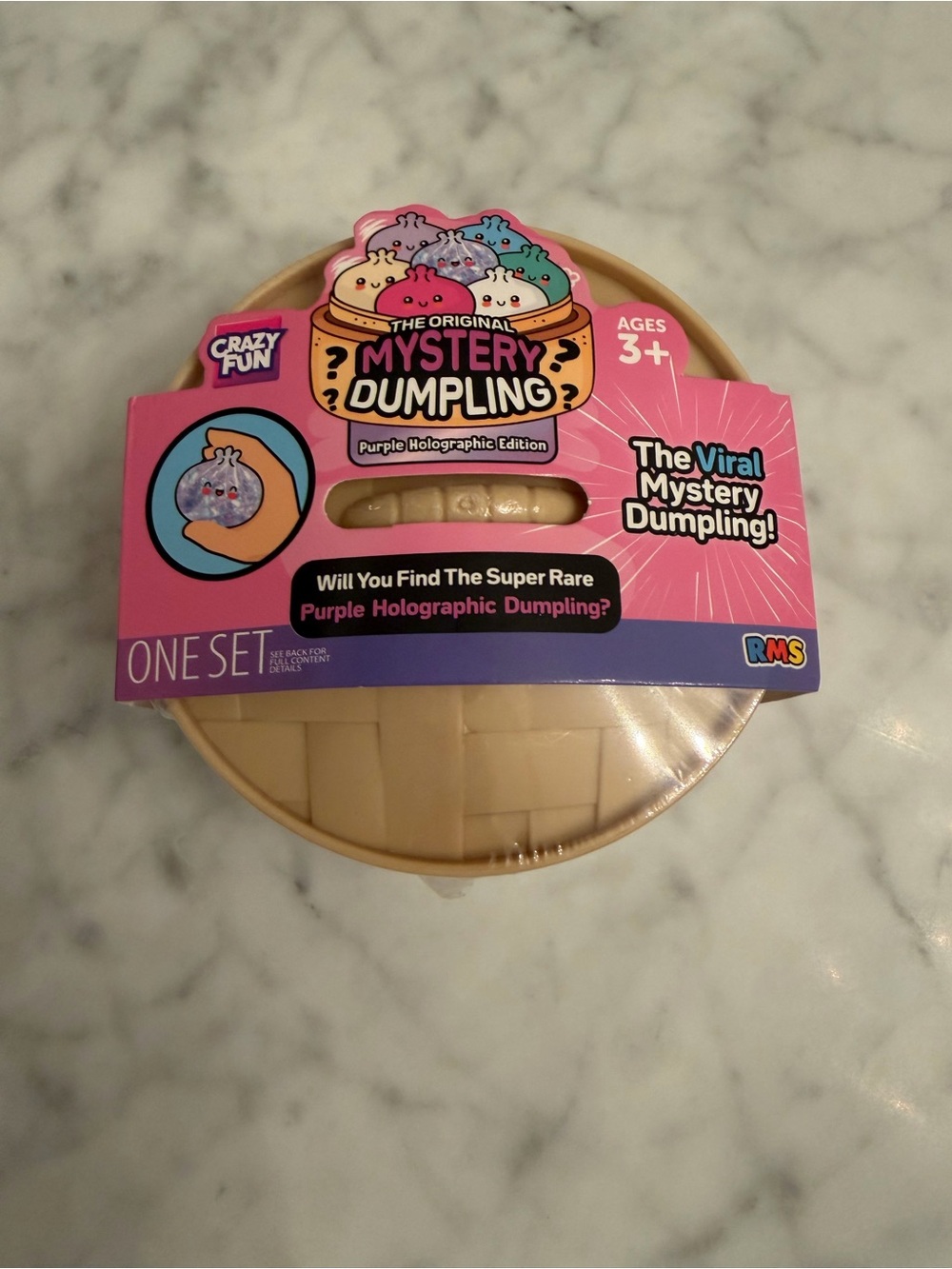 NWT RMS LIMITED EDITION PURPLE HOLOGRAPHIC CRAZY FUN VIRAL DUMPLING